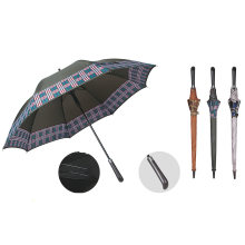 Long Stick Auto Open Wind Resistant Printing Golf Umbrella